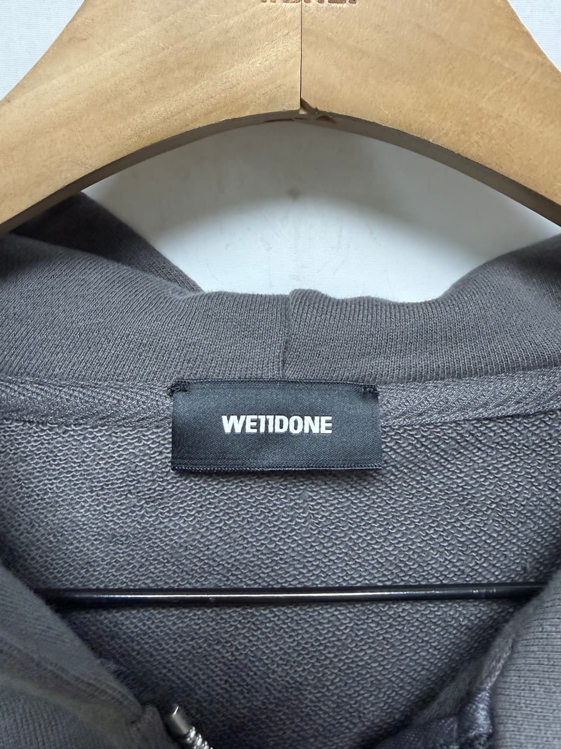 WE11DONE 웰던 크롭 후드집업 상품이미지3