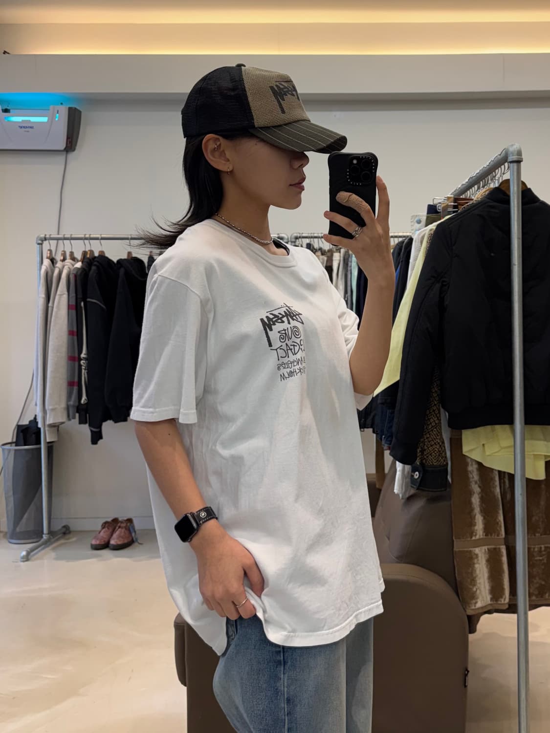 스투시x아워레가시 서프맨 피그먼트 다이드 반팔 상품이미지6