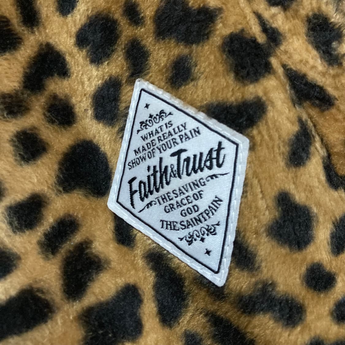 세인트페인 스몰 로고 레오파드 자켓 상품이미지3