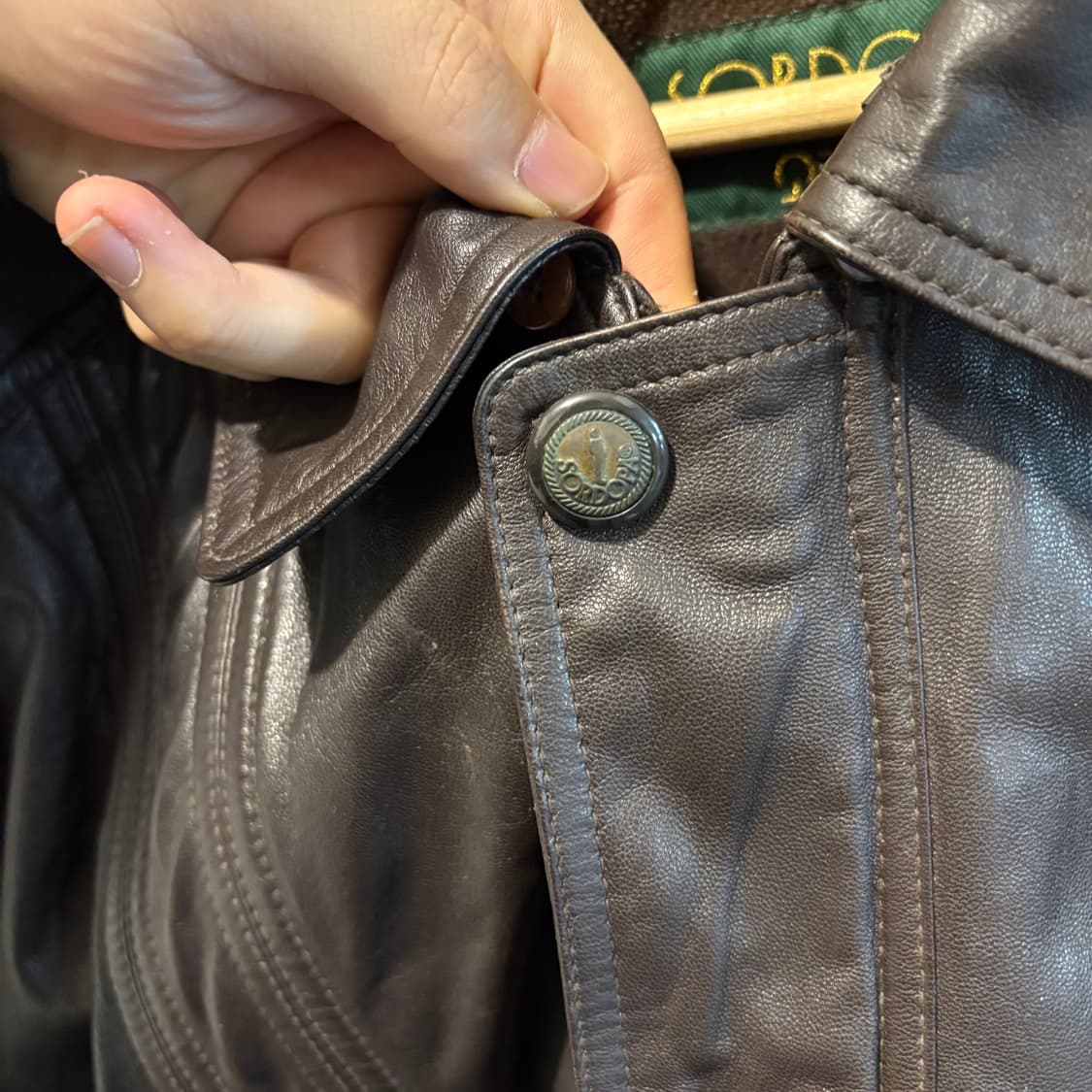 SORDOPA 빈티지 양가죽 봄버자켓 상품이미지3