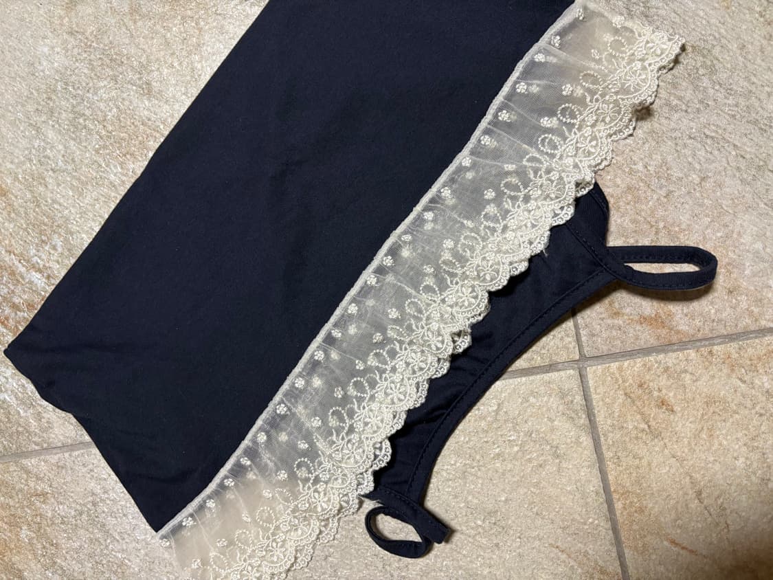 빈티지 레이스 나시 상품이미지3