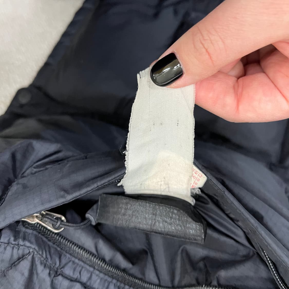 실측확인 코오롱스포츠 구스다운 패딩 0127M2 상품이미지3