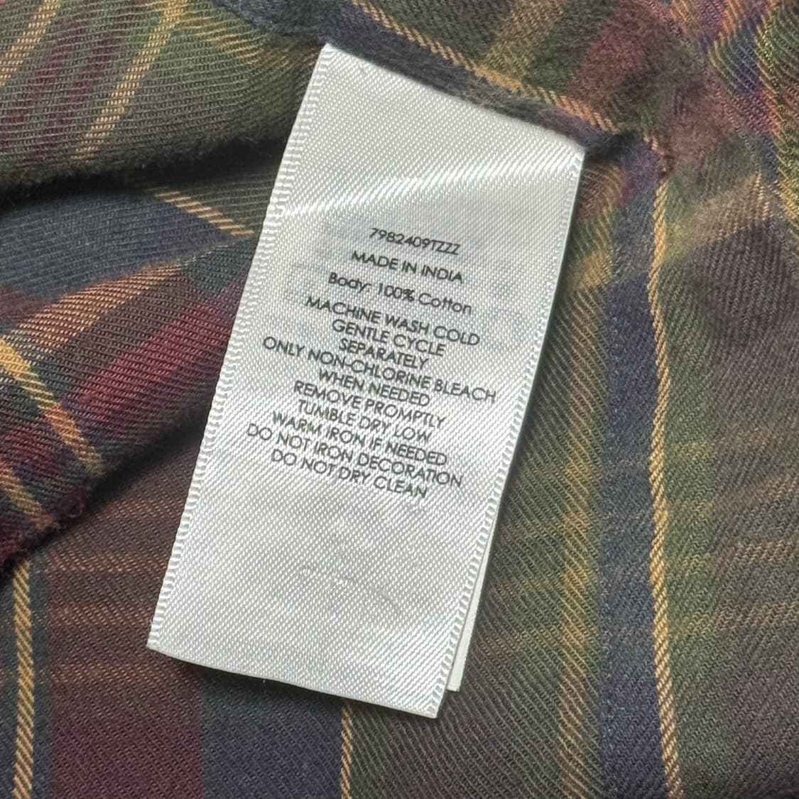 L 폴로랄프로렌 스웨이드 패치 체크 헌팅 셔츠 상품이미지5