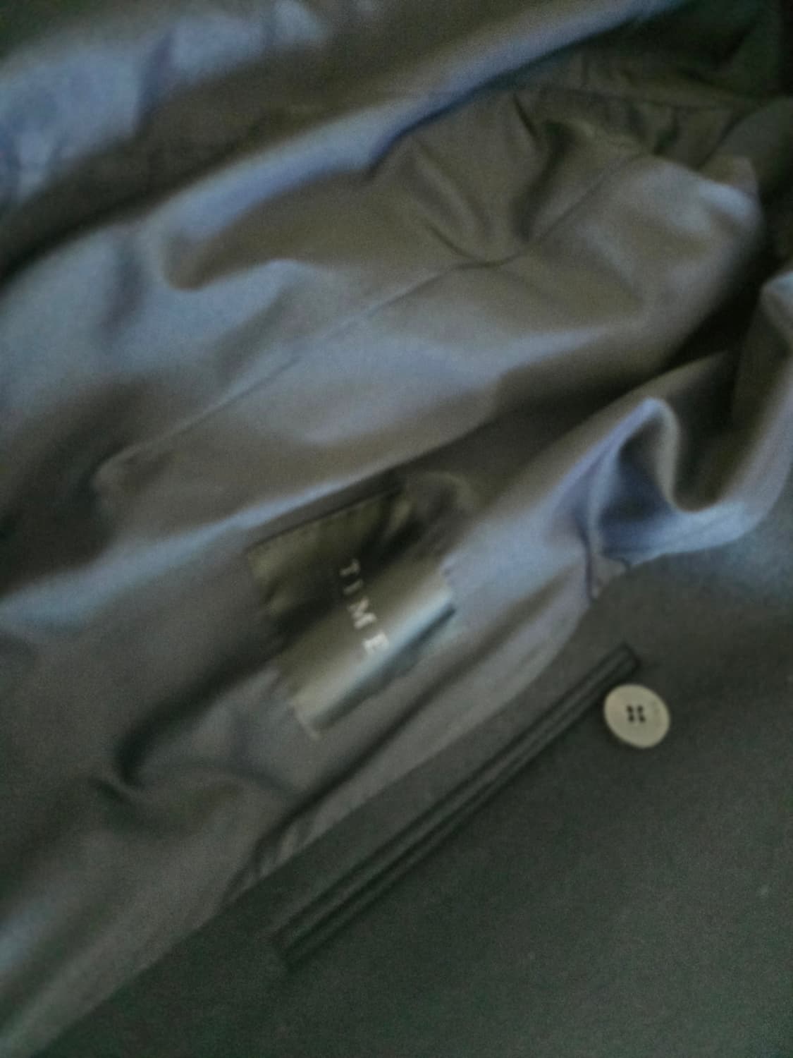 타임옴므 하이넥 더블 코트(검정) 상품이미지2