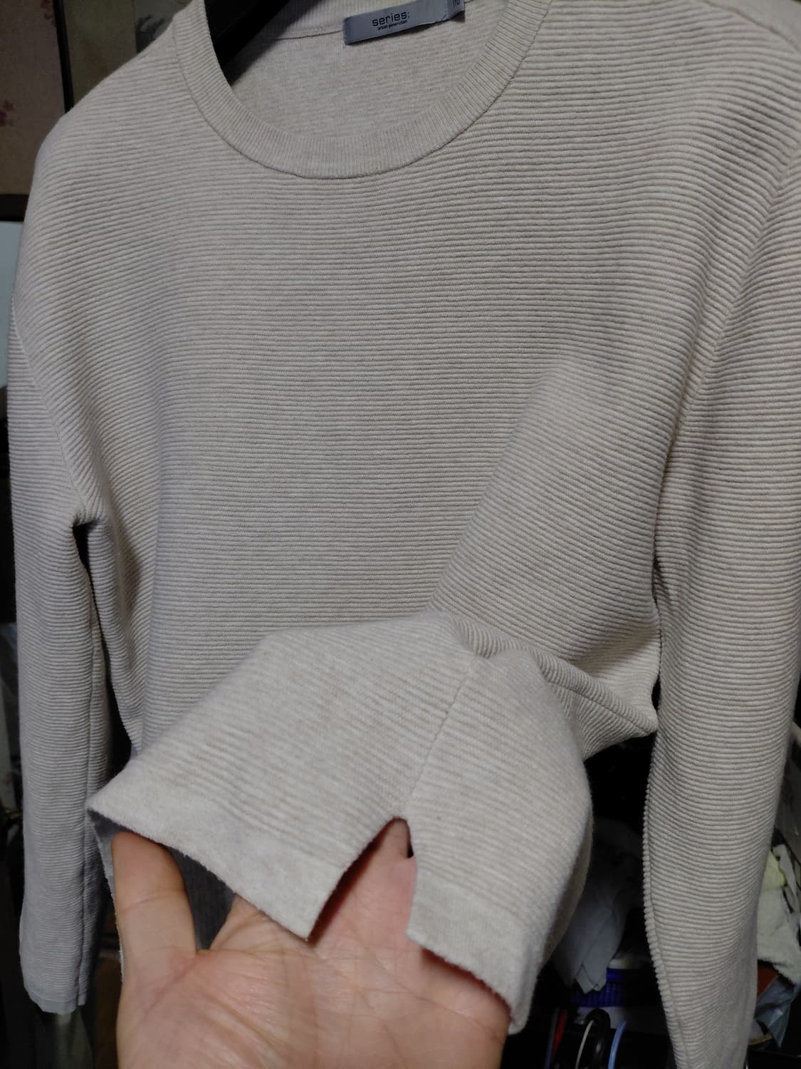 [시리즈]리브드 캐시미어 블렌드 스웨터110사이즈 상품이미지7