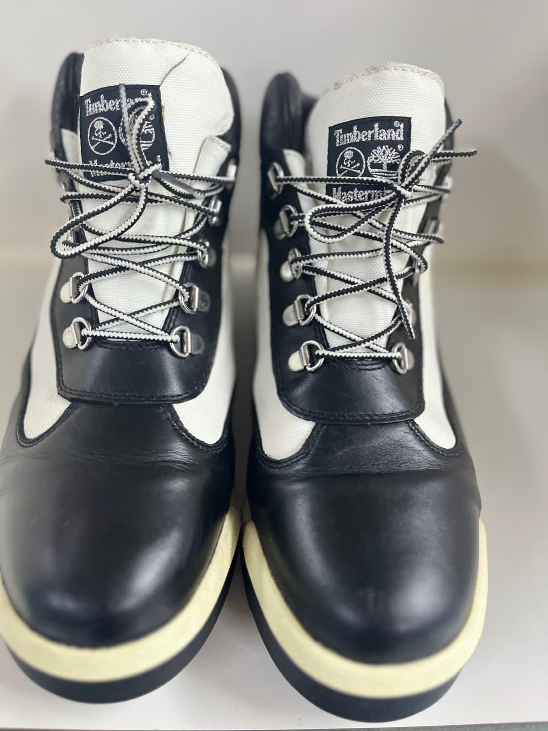 마스터마인드 x 팀버랜드 검흰 레더 필드부츠 10 상품이미지4