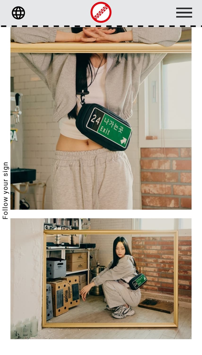 새제품 백래쉬 BLOK(M) 크로스백 힙색 양화대교 상품이미지5