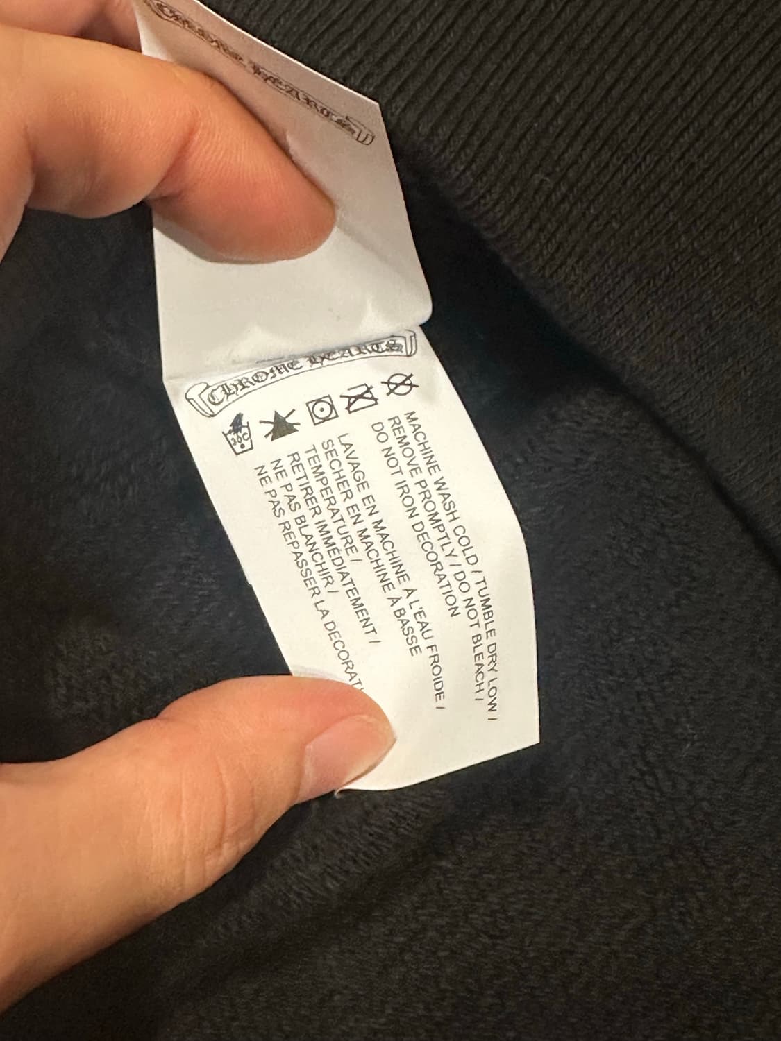 L) 크롬하츠 나일론 세메터리 크로스 패치 CH 맨투맨 상품이미지6