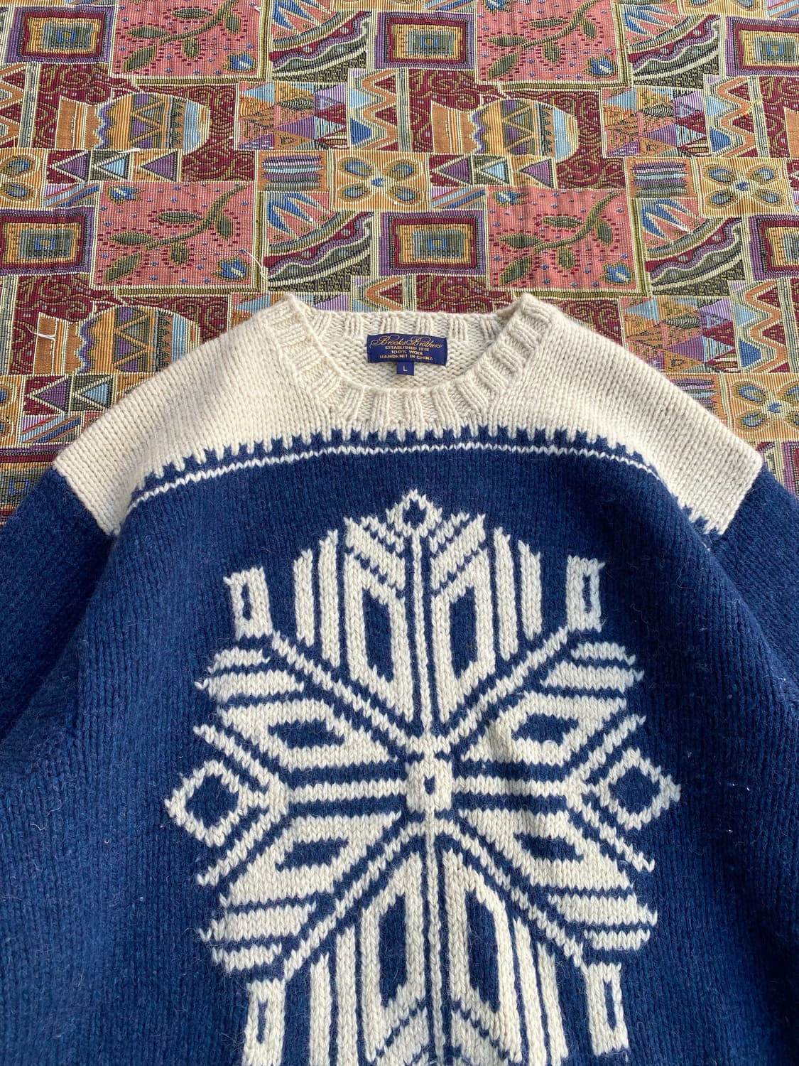 [L] Brooks Brothers 헤비 울 니트 상품이미지3