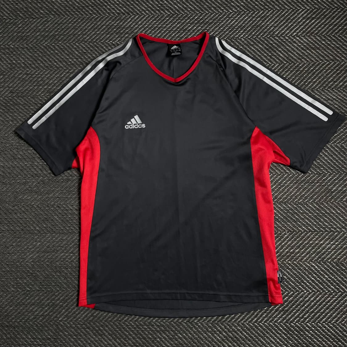 아디다스 배색 풋볼 트레이닝 삼선 반팔 탑y 4892 상품이미지2