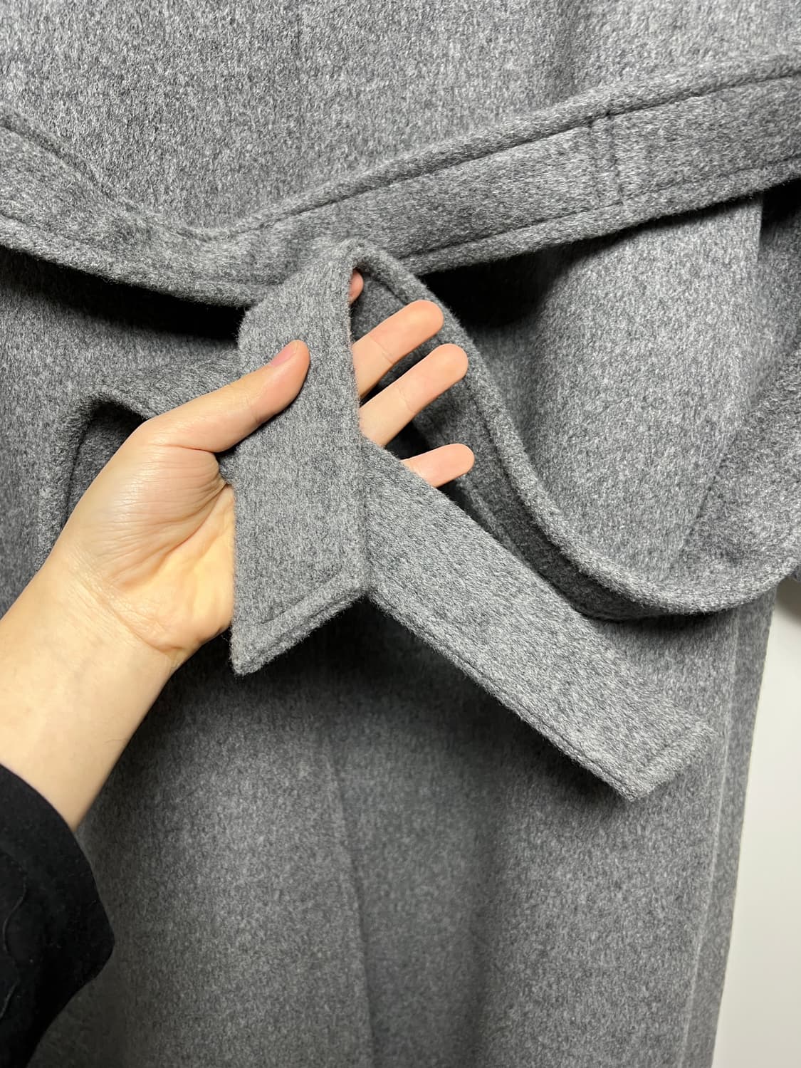 (M) 아모멘토 싱글 코트 그레이23fw 상품이미지3