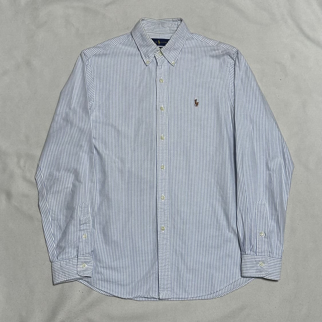 M 폴로랄프로렌 스카이블루 스트라이프 셔츠 상품이미지2