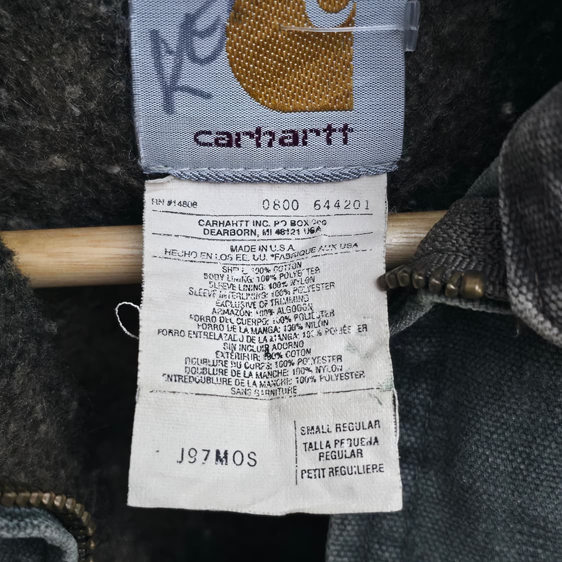 [S] 칼하트 J97 디트로이트 자켓 모스그린 상품이미지10