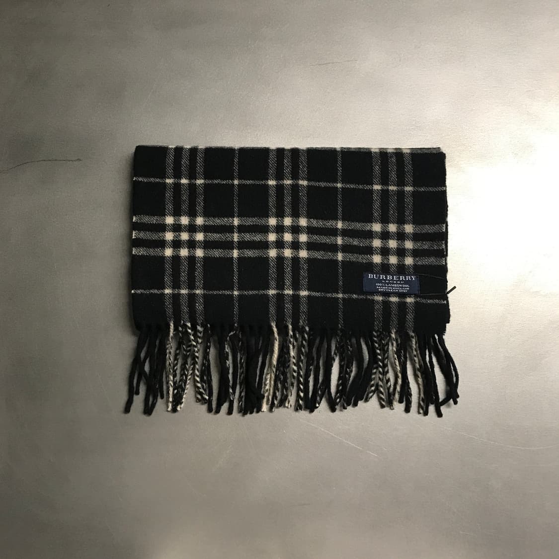버버리 정품 램스울 머플러 블랙 상품이미지2