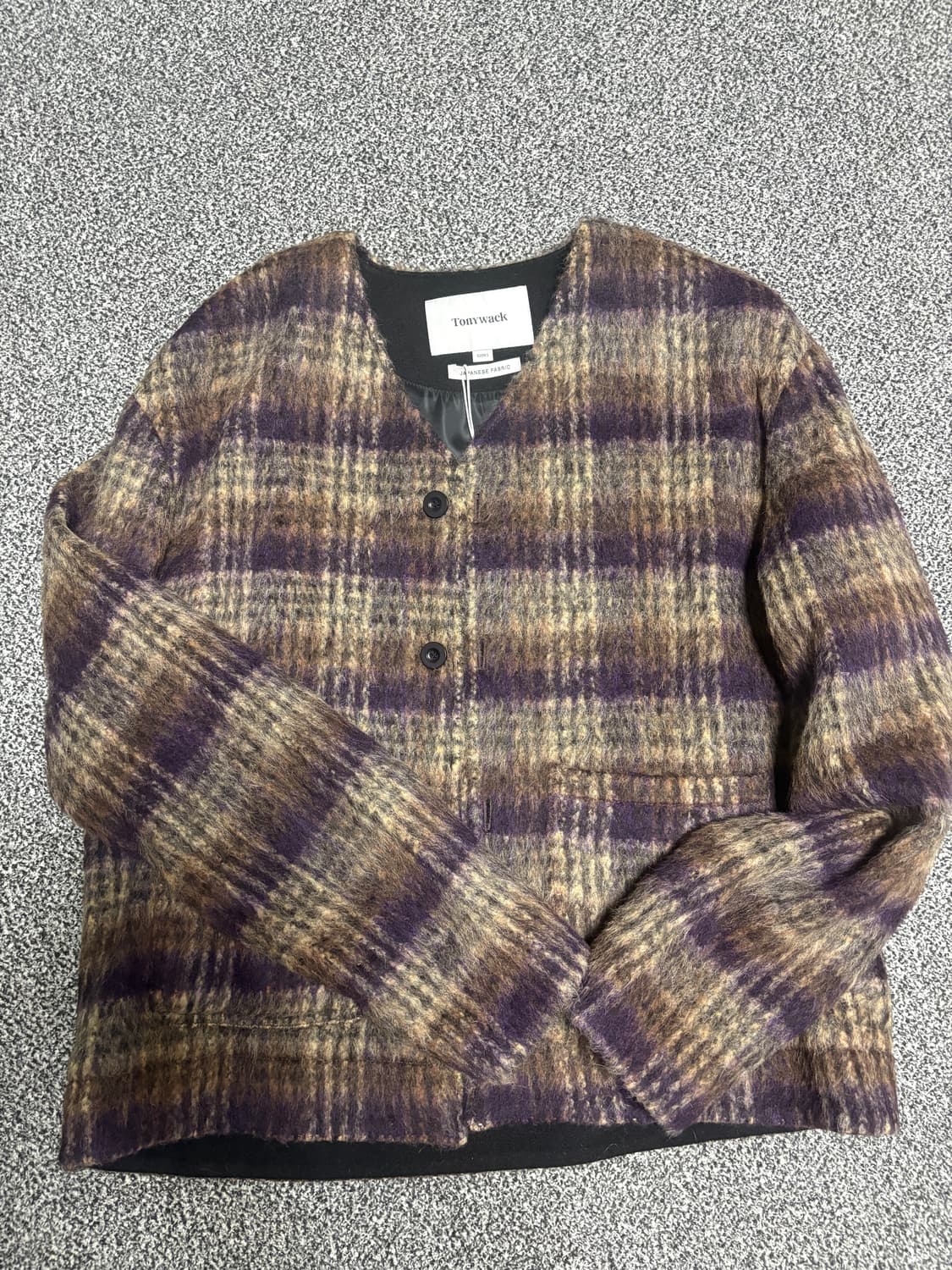 토니웩 모헤어 울 블루종 퍼플 xl 상품이미지1