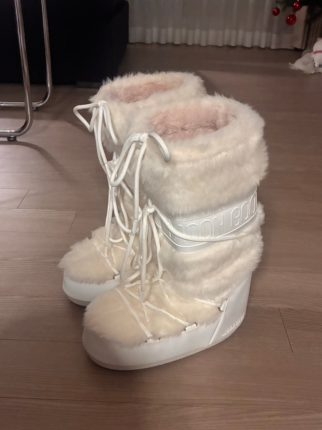 문부츠 퍼 화이트 새 제품 상품이미지2