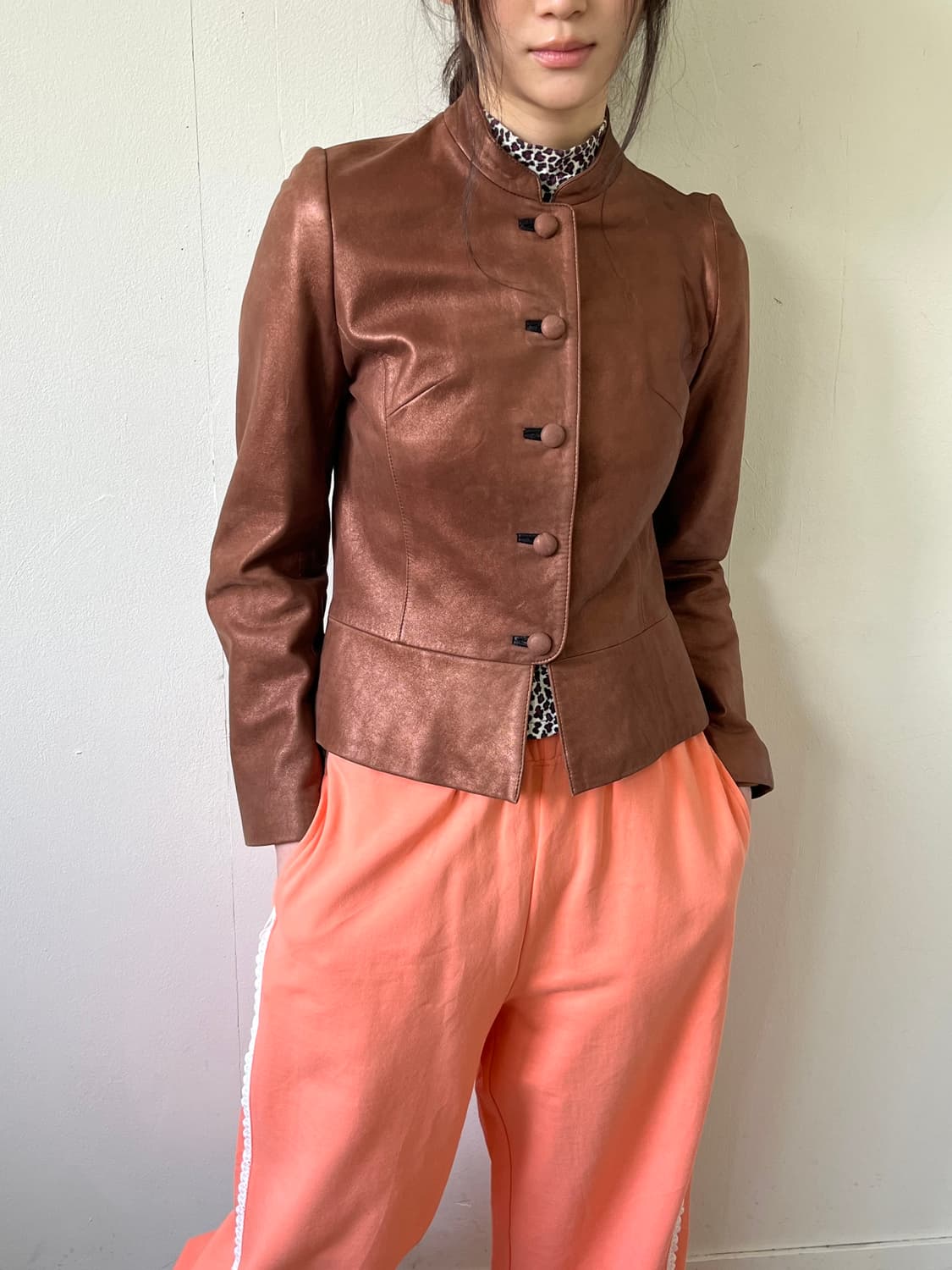 KLEVER 나폴레옹 레더자켓  상품이미지4