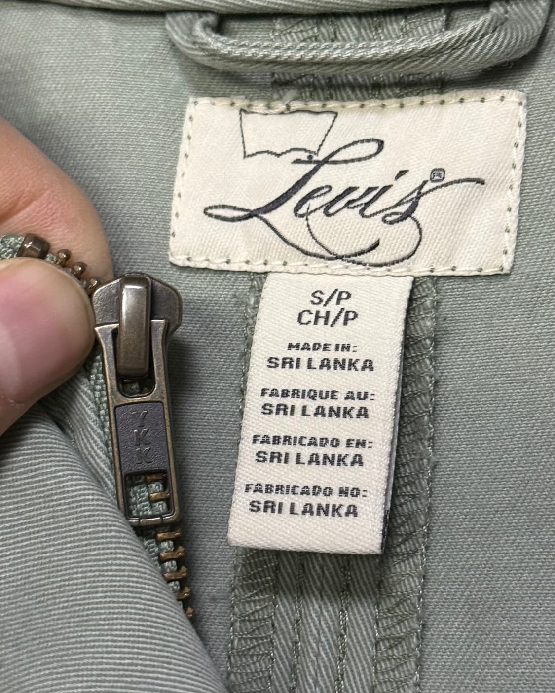 리바이스 민트 면 코튼 워시드 워크 자켓 후드 야상 개파카 피쉬테일 헌팅 상품이미지6