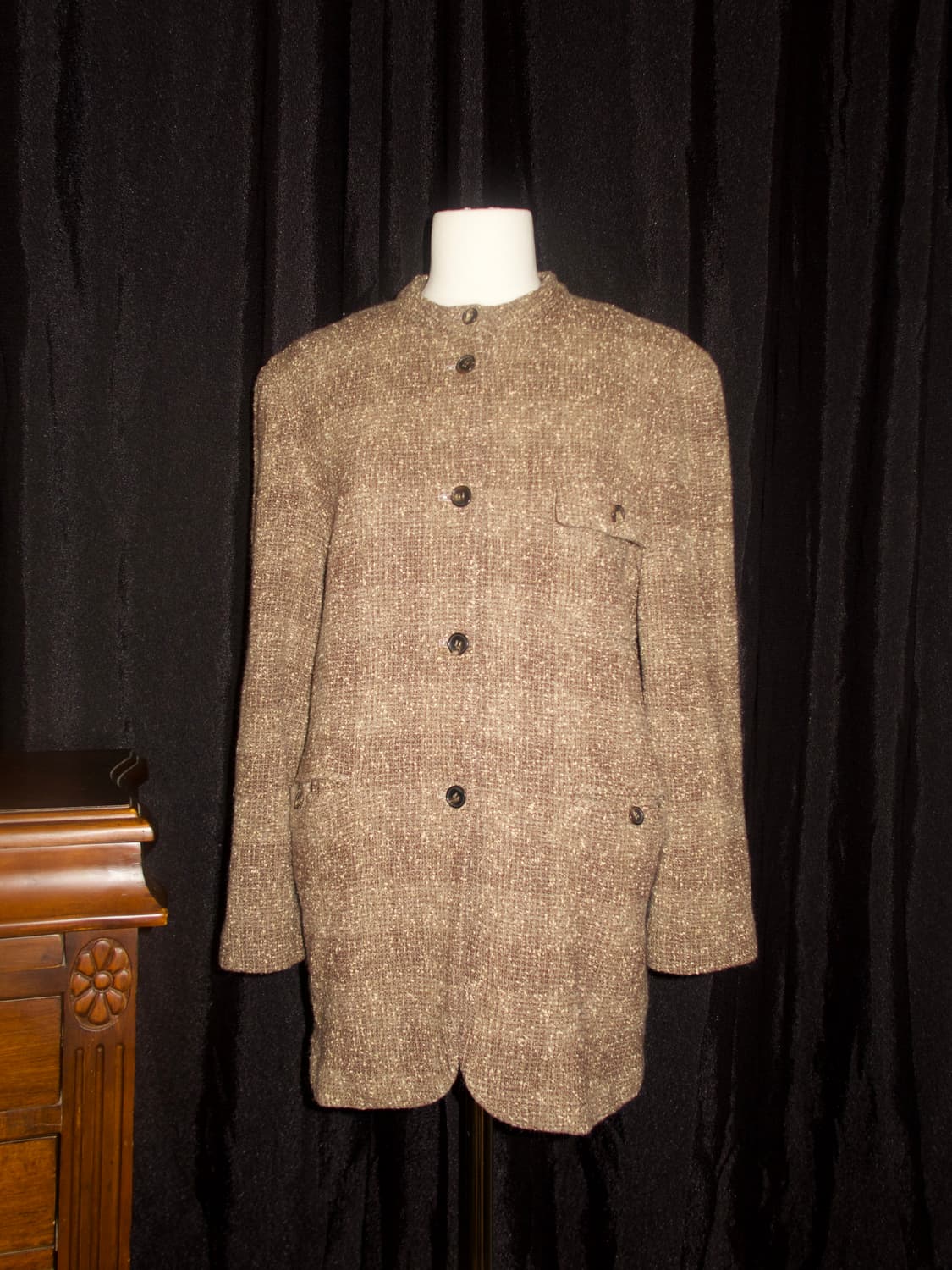 90s italy  stand collar jacket  상품이미지1