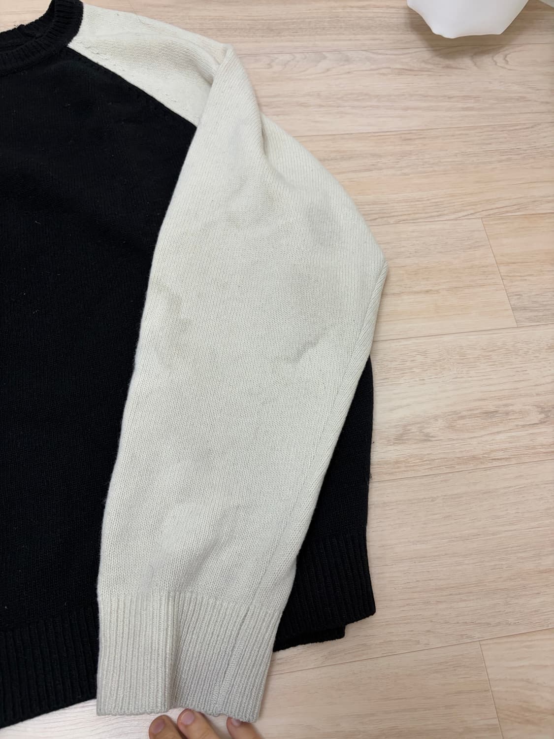 문달 MOONDAL 나그랑 니트 블랙 유니섹스 상품이미지4