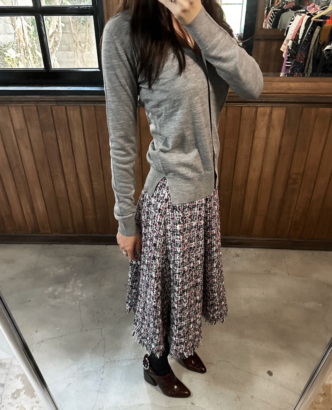 THEORY greay wool cardigan 상품이미지3