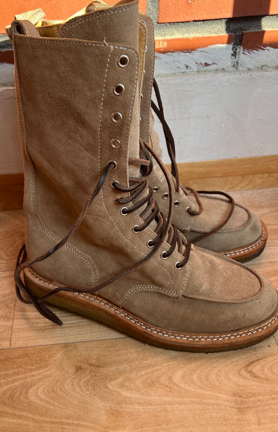 스웨이드 롱 부츠 270 상품이미지1