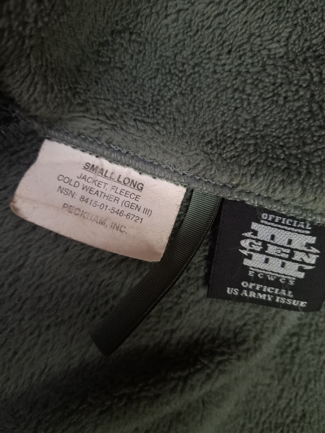 오리지날 미군 지급용 ACU 폴라텍 자켓 상품이미지1