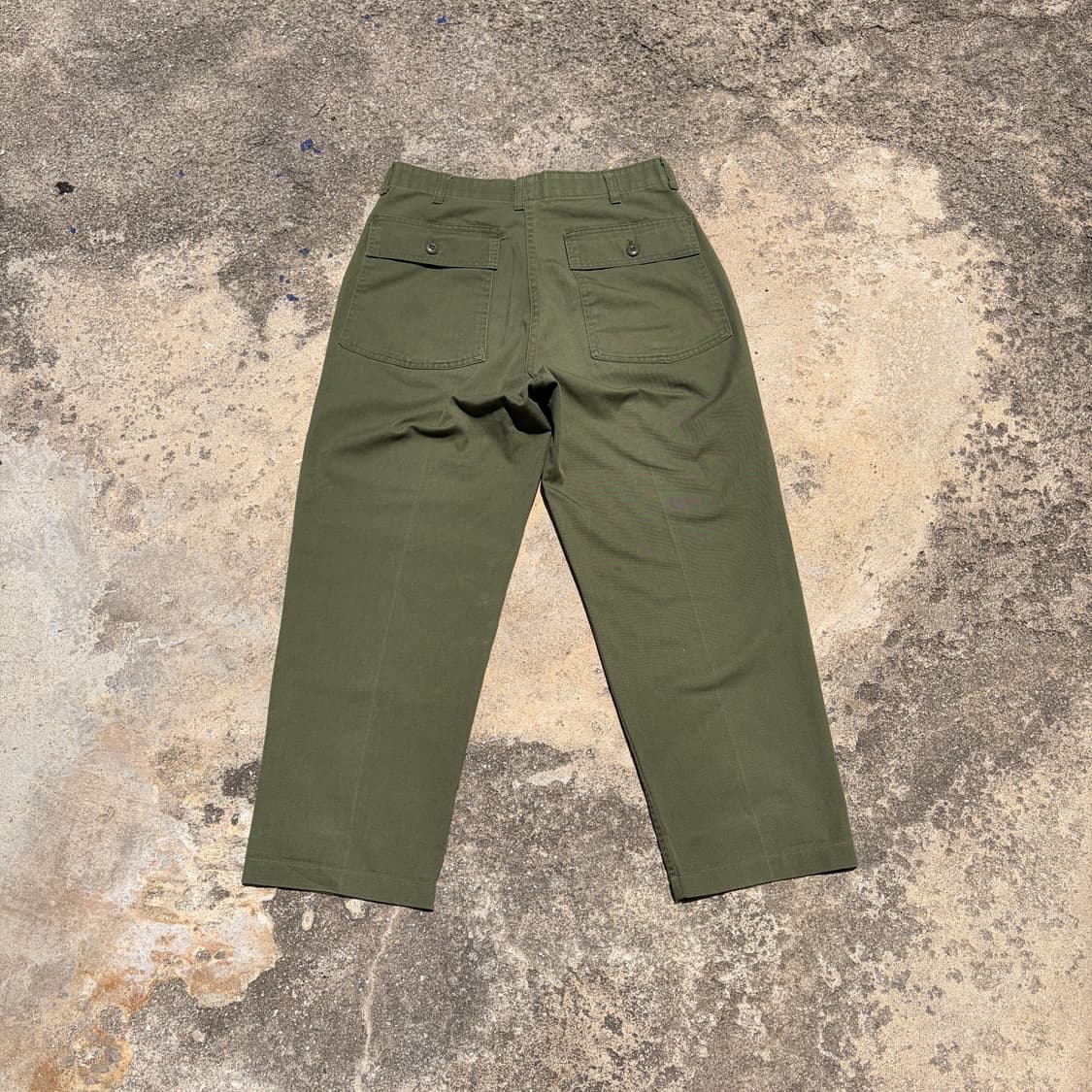 70s-80s US ARMY OG-507 퍼티그 팬츠 32 상품이미지8