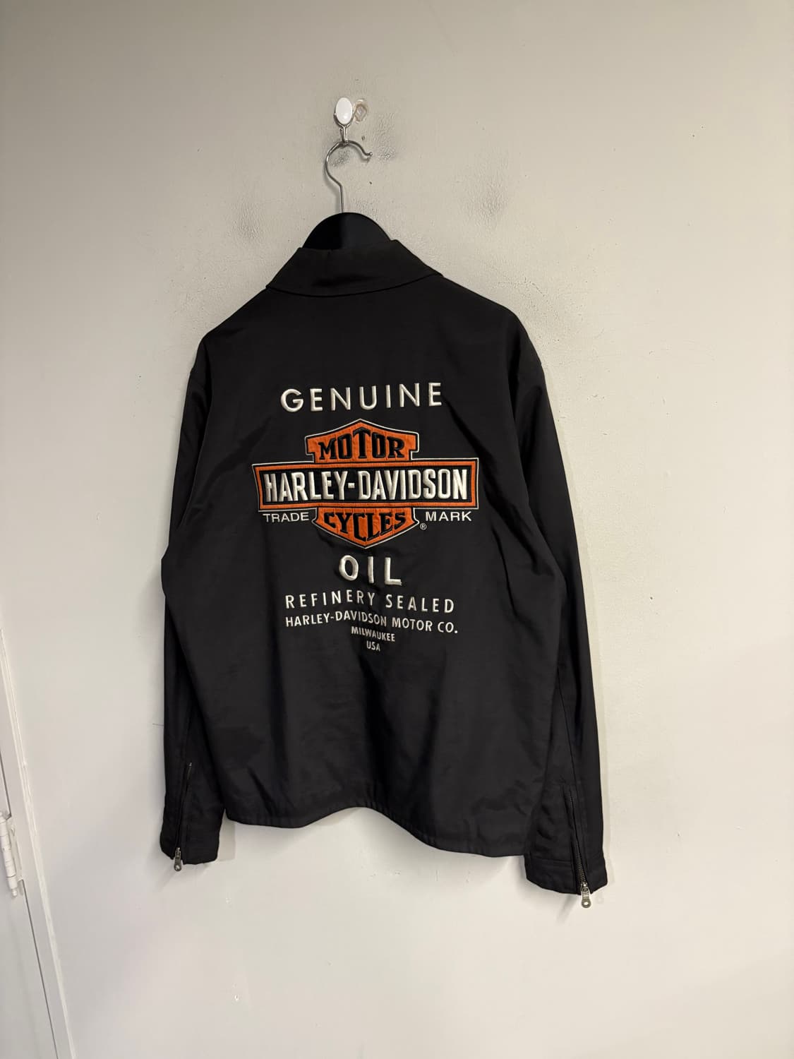 HARLEY DAVIDSION nylon coach jacket blac 상품이미지1