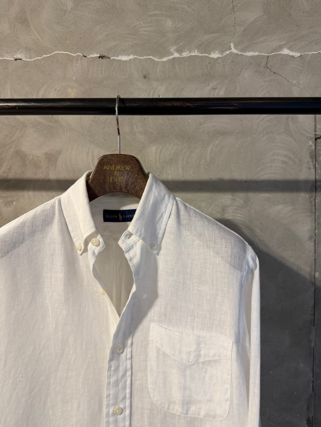 폴로 랄프로렌 리넨 버튼다운 셔츠 100 상품이미지4
