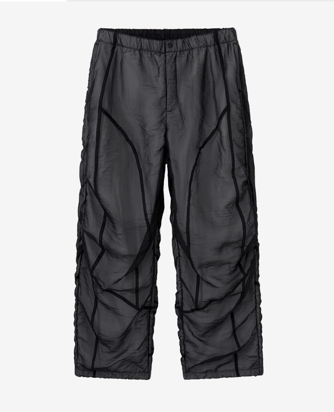 인사일런스 더블 레이어드 팬츠 BLACK 상품이미지2