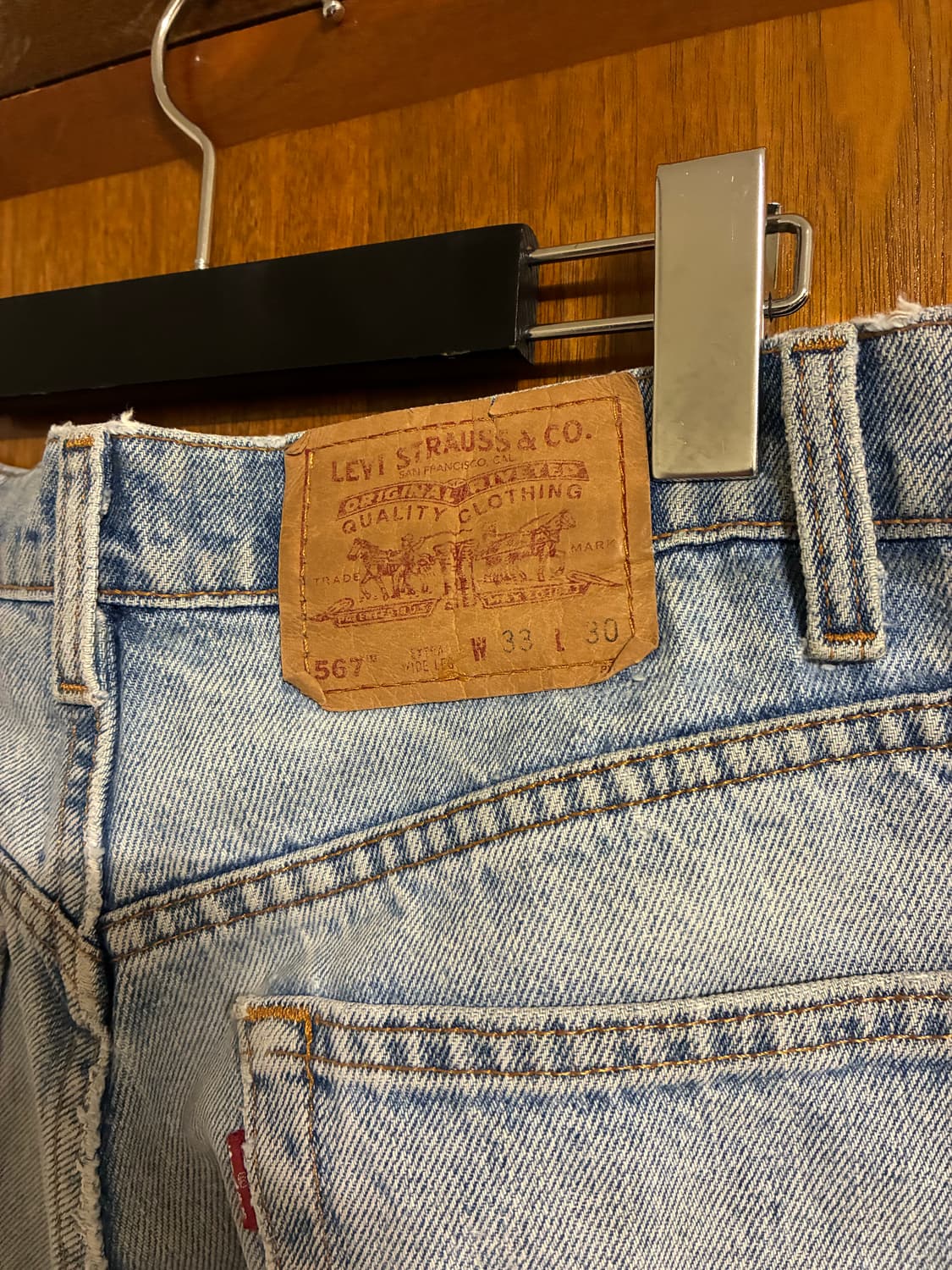 VINTAGE 90s LEVI'S 567 상품이미지3