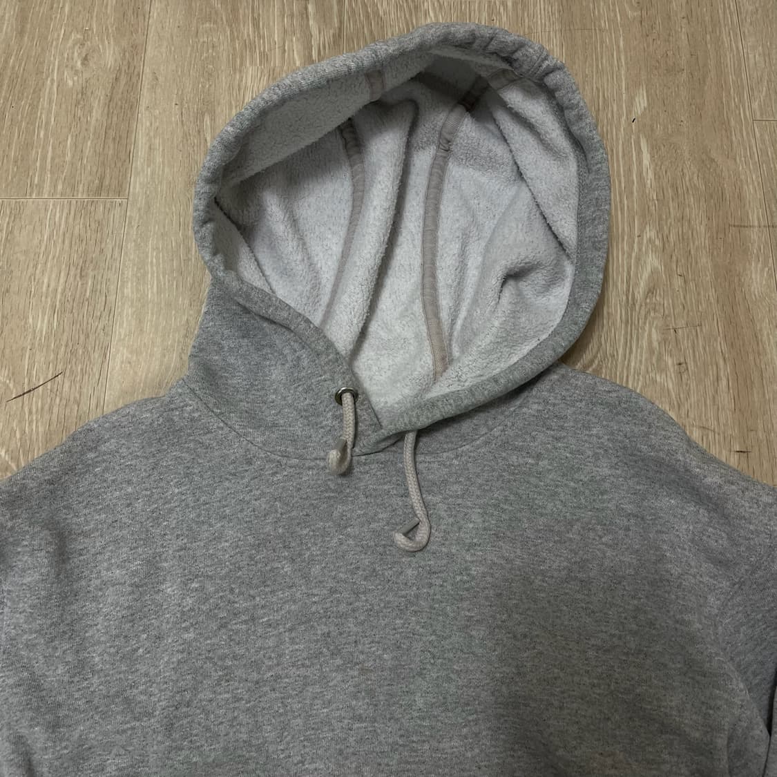 칼하트 WIP 오리지널핏 로고 와펜 기모 후드티 [그레이] S/90 상품이미지2