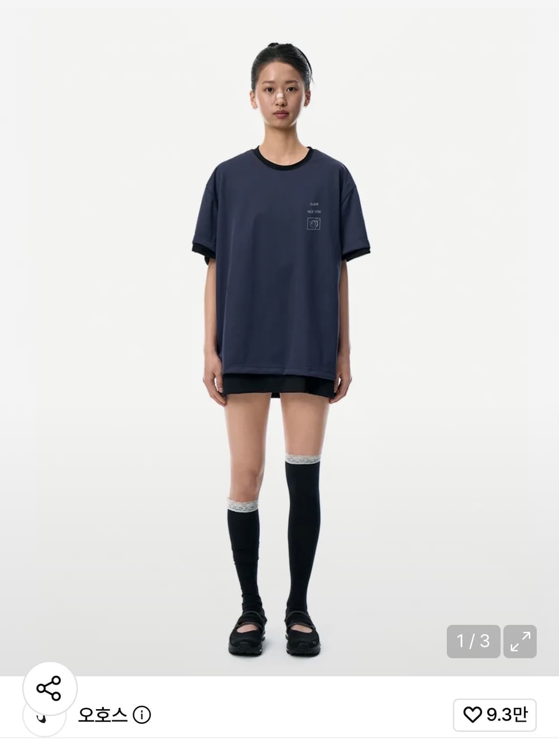 OJOS x NOITOW SHU Reversible Mesh T-shir 상품이미지4