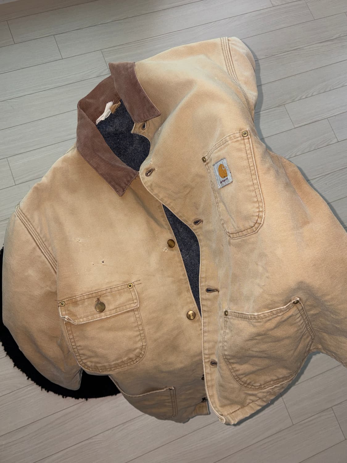 80-90s 칼하트 캔버스 덕 미시간 초어 자켓 USA (103) 상품이미지1