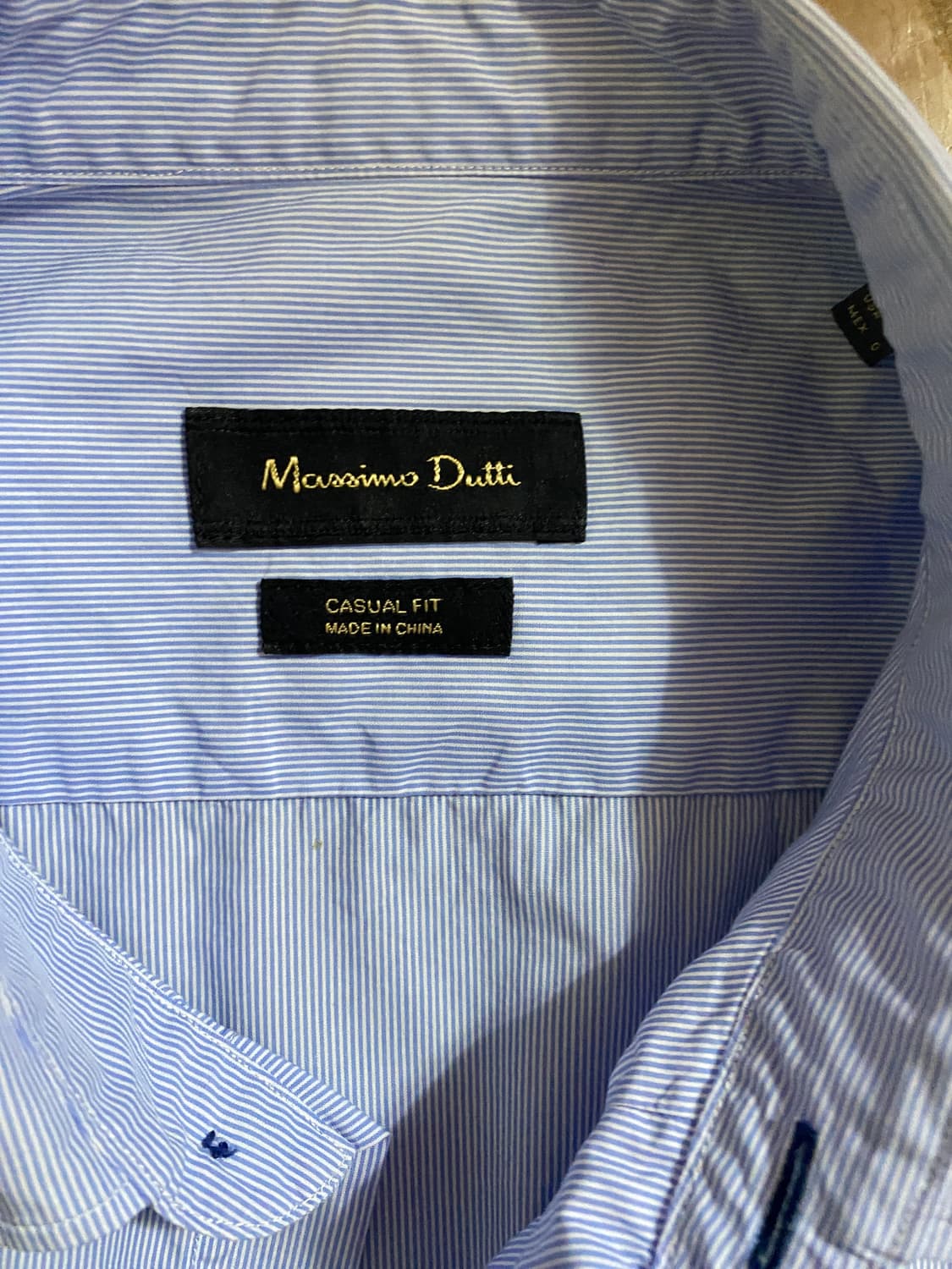 마시모두띠 스트라이프 캐주얼 셔츠 L (105) 상품이미지2