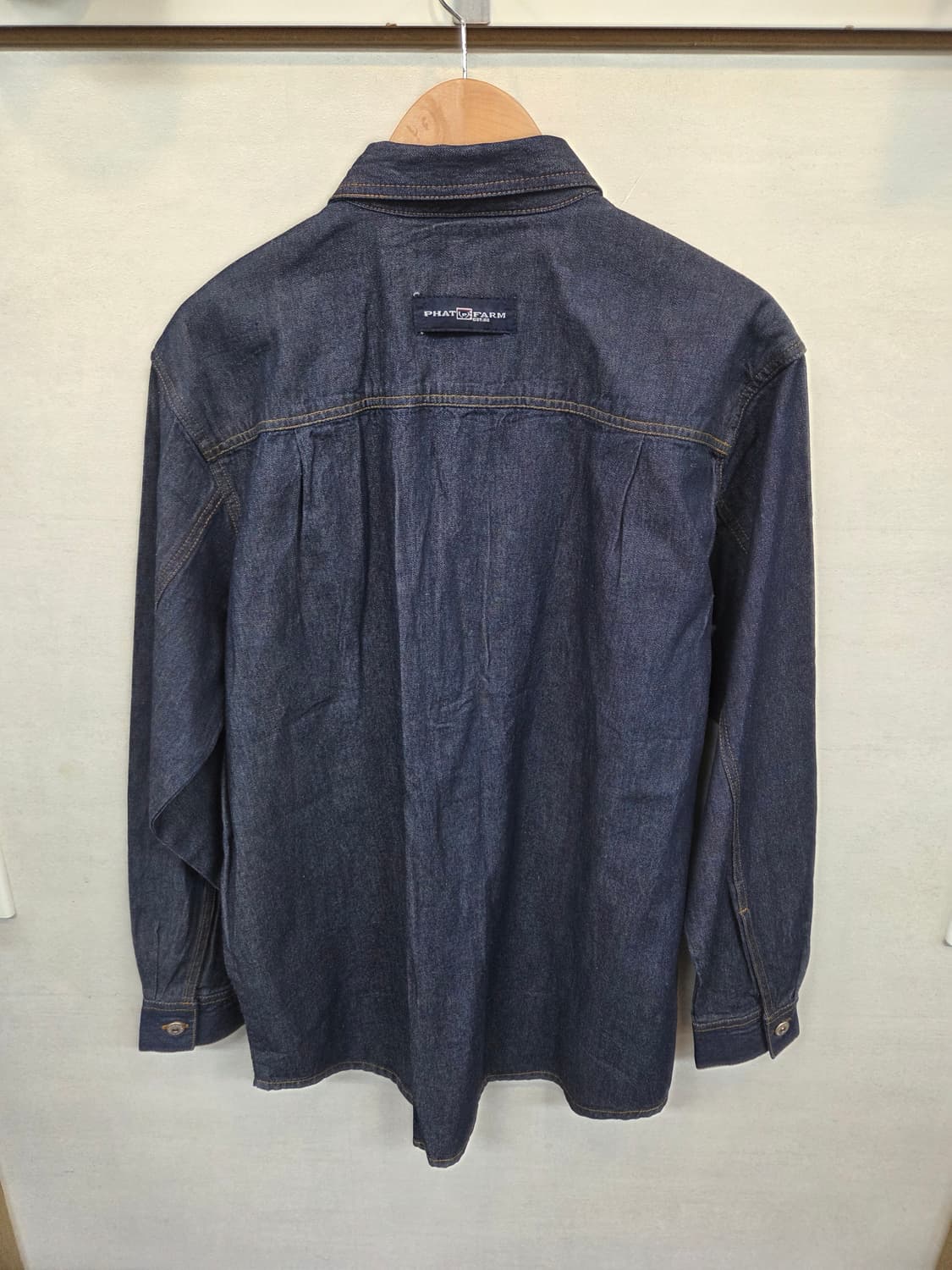 펫팜 올드스쿨 빈티지 힙합 데님셔츠 자켓 m L 상품이미지2