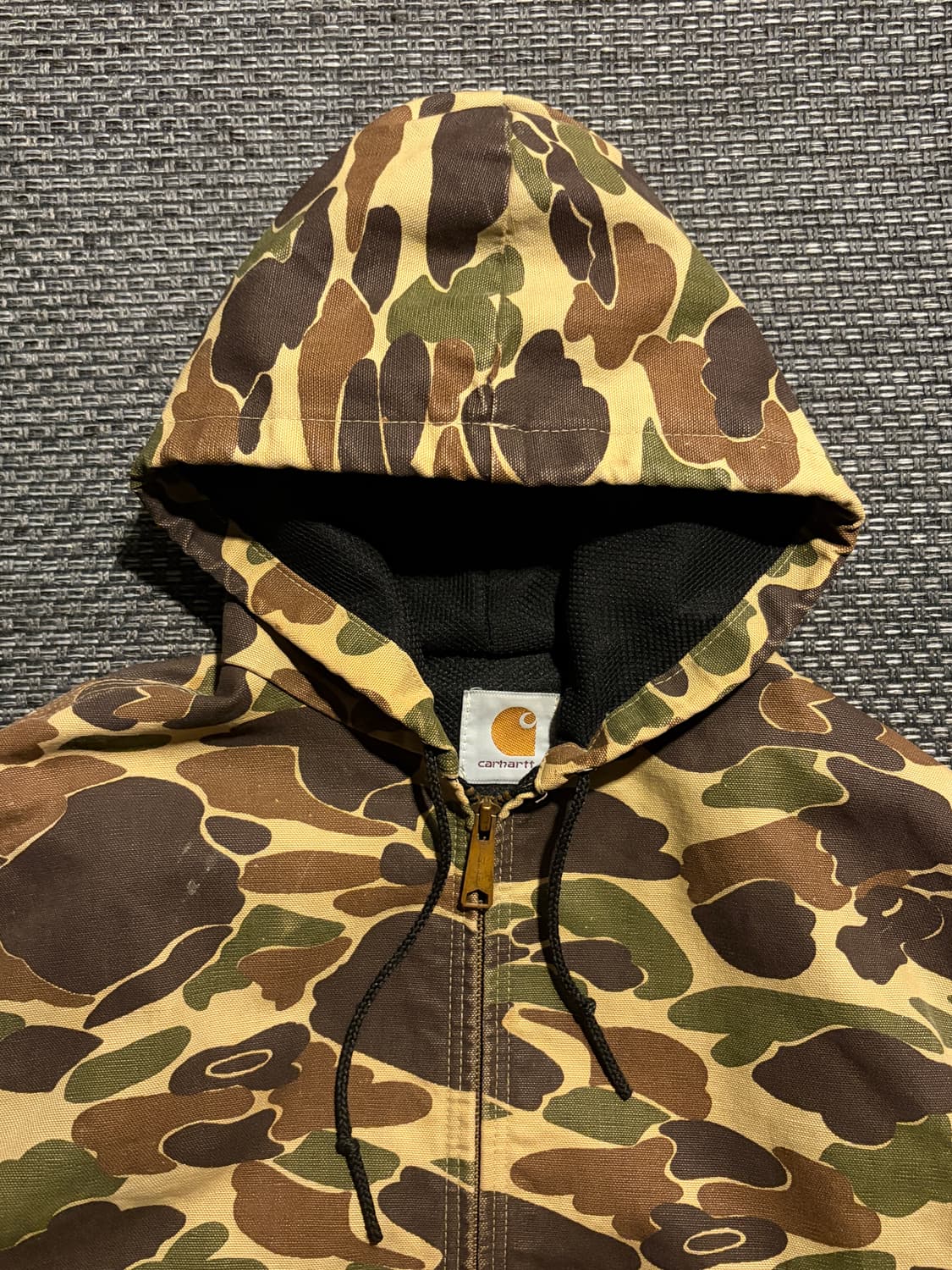 80s 칼하트 액티브 JR103 CAMO S USA🇺🇸 상품이미지5