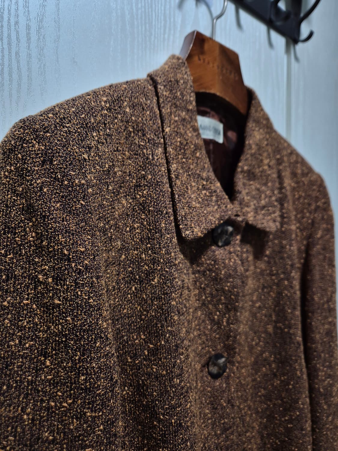 로앙드꽁뜨 브라운 트위드 정장 스커트 셋업 상품이미지3