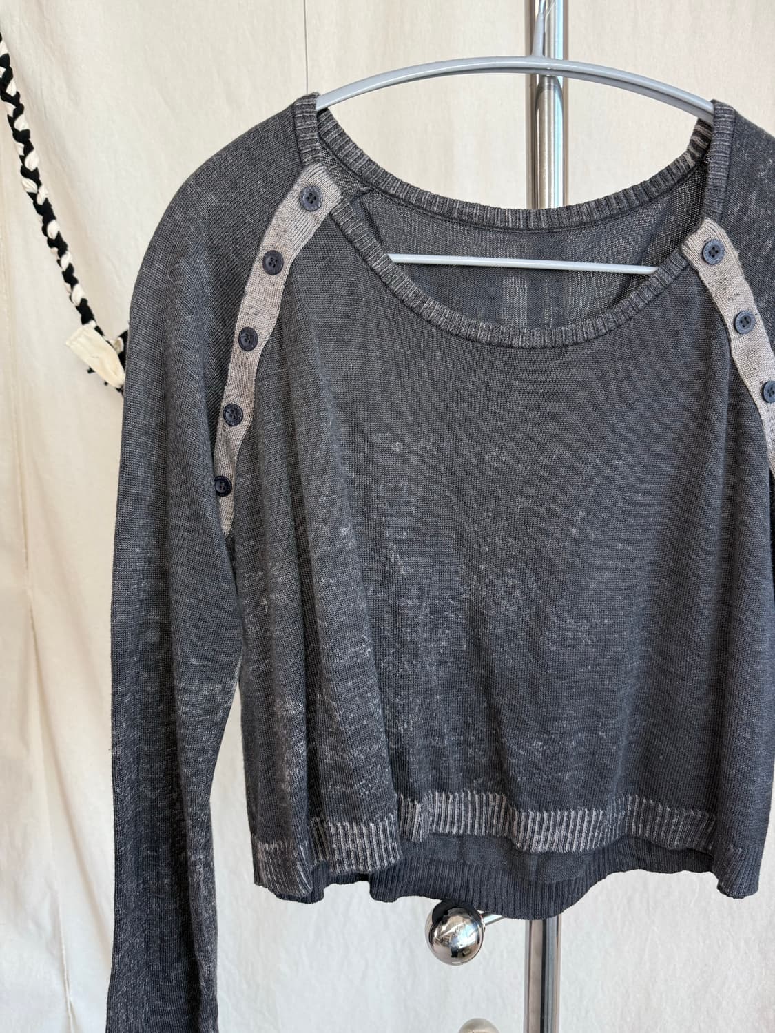 Sophia 그런지 니트 탑 상품이미지4