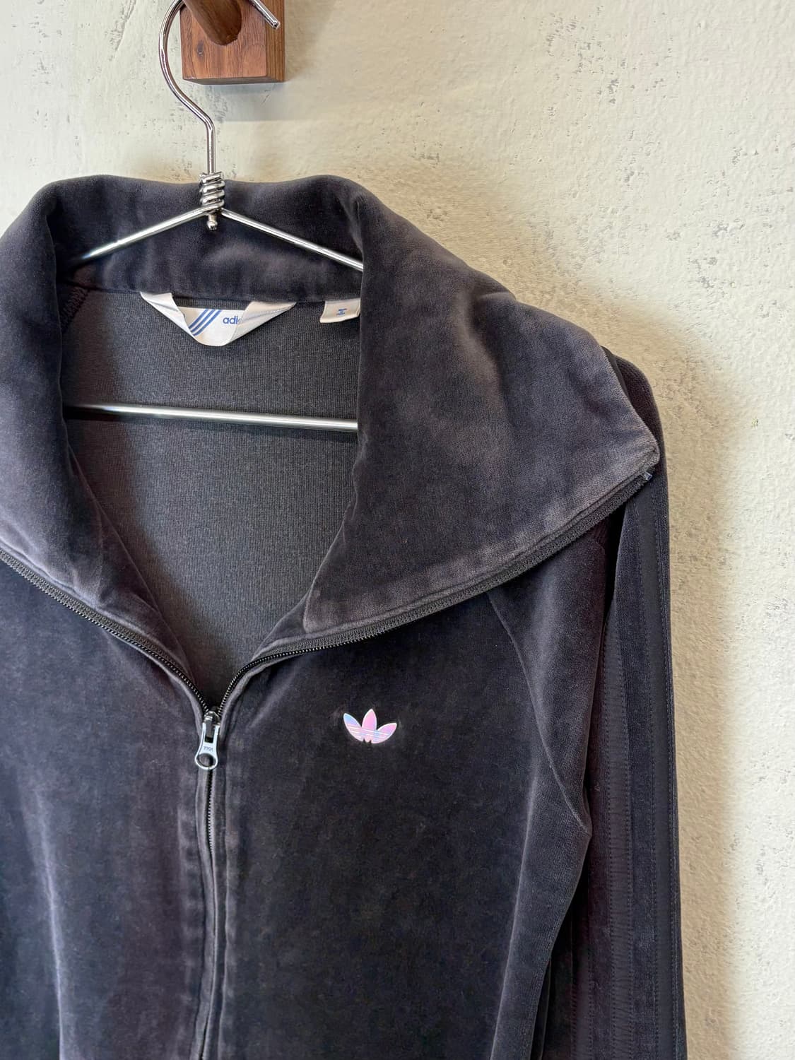 아디다스 빈티지 벨벳 트랙탑 져지 상품이미지5