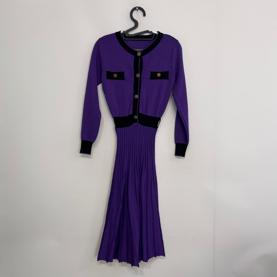 샤틴 니트 원피스 상품이미지1