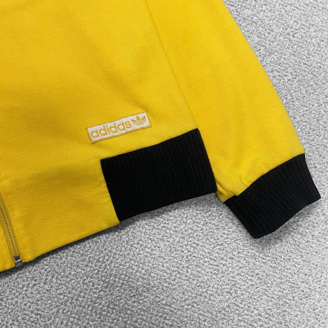 아디다스 재팬 투 포켓 트랙탑 져지 옐로우 블랙 상품이미지3