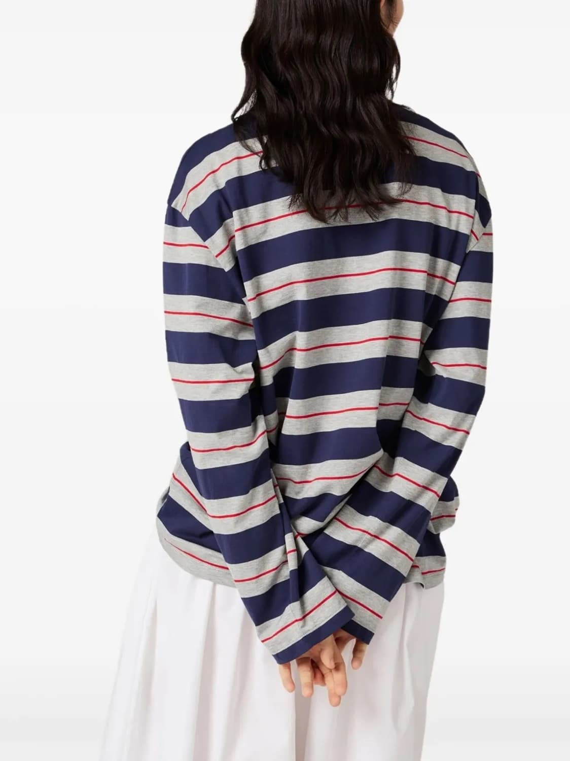 미우미우 스트라이프 코튼 롱슬리브 상품이미지2