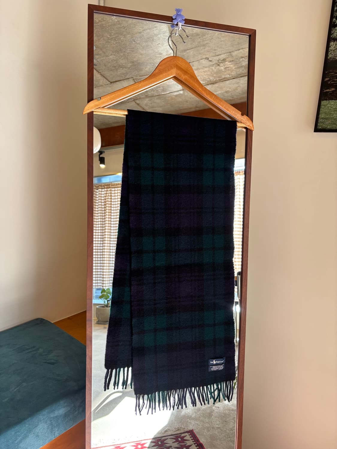 폴로 랄프로렌 타탄체크 머플러 상품이미지1