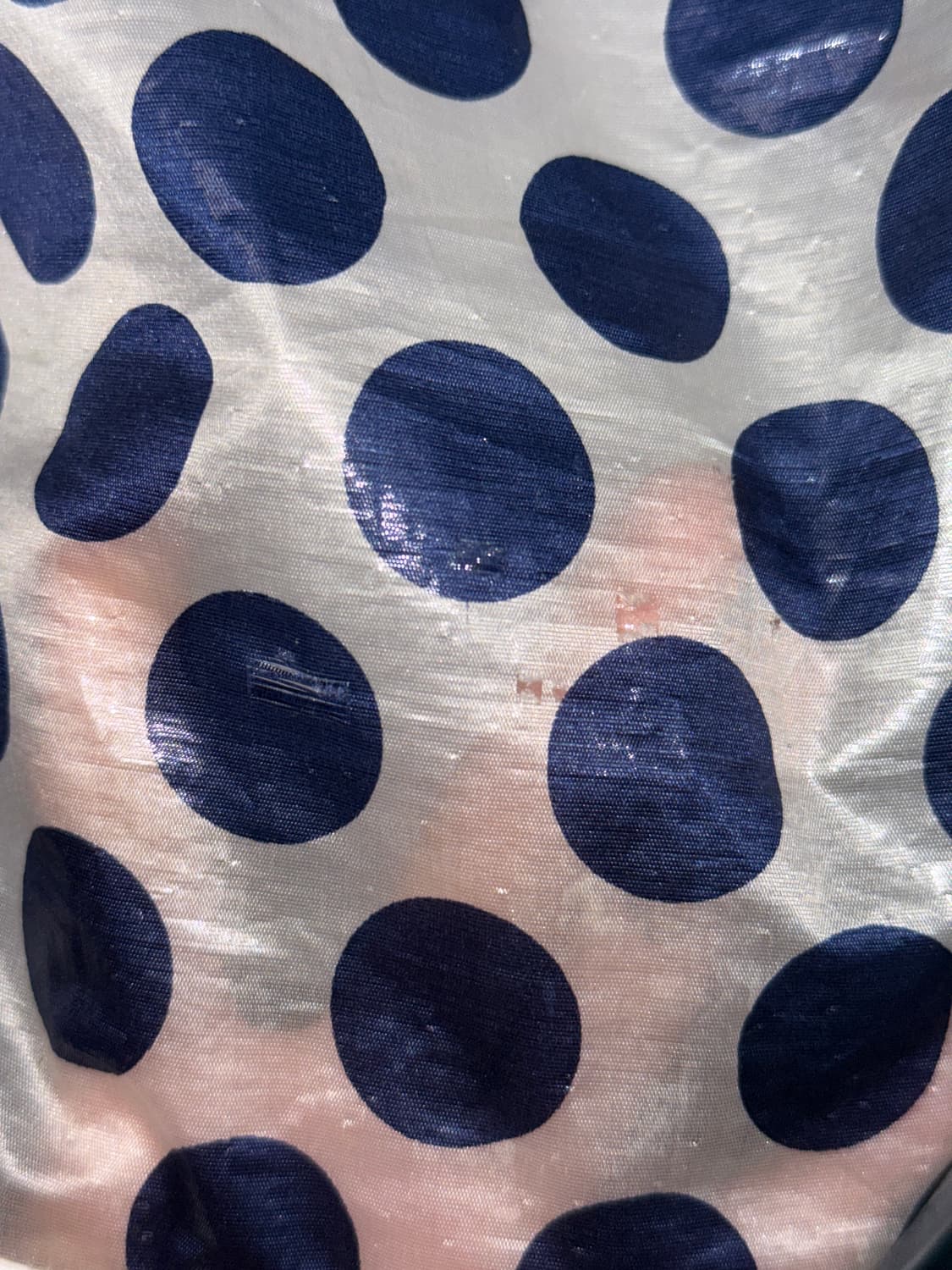 Dolce & Gabbana navy dot pvc silk 슬리브리스 상품이미지9
