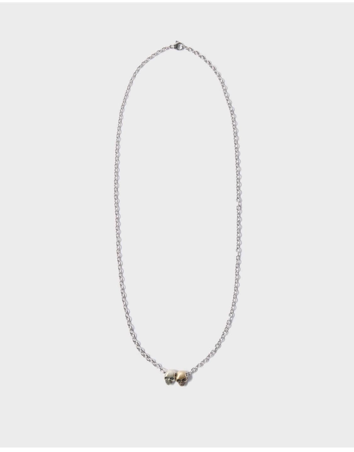 히스테릭 글래머 오리지널 스컬 팬던트 네클리스 실버 상품이미지1