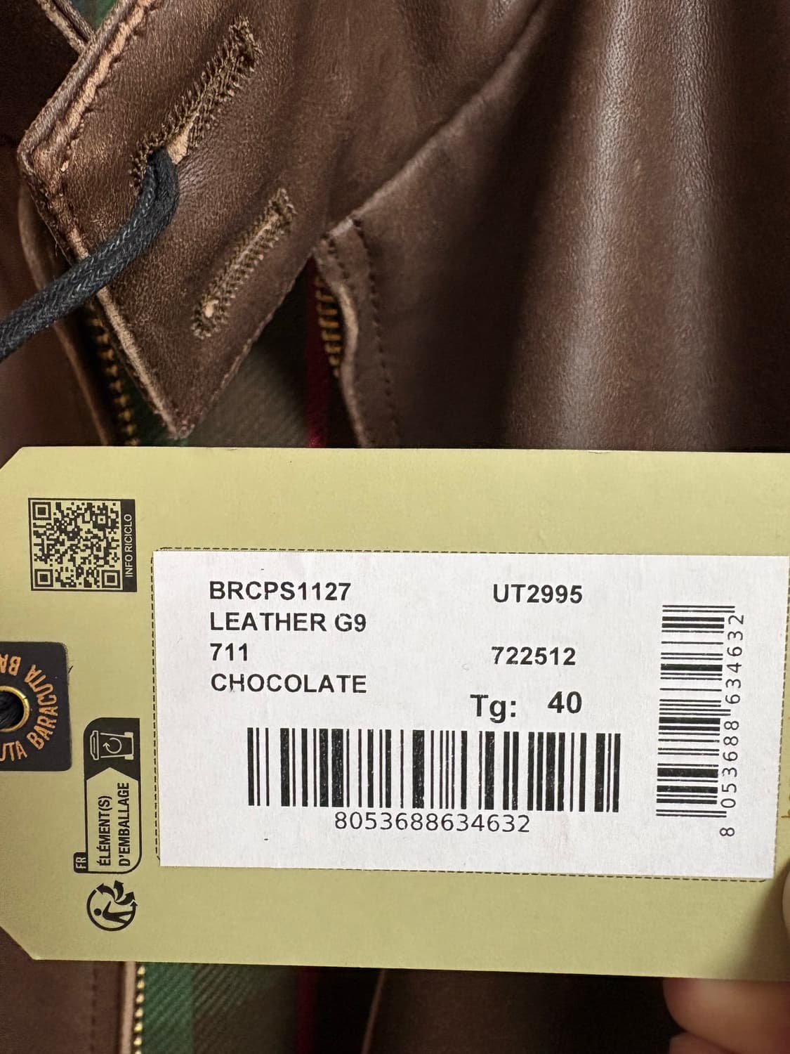 바라쿠타 G9 빈티지 가죽자켓 상품이미지3