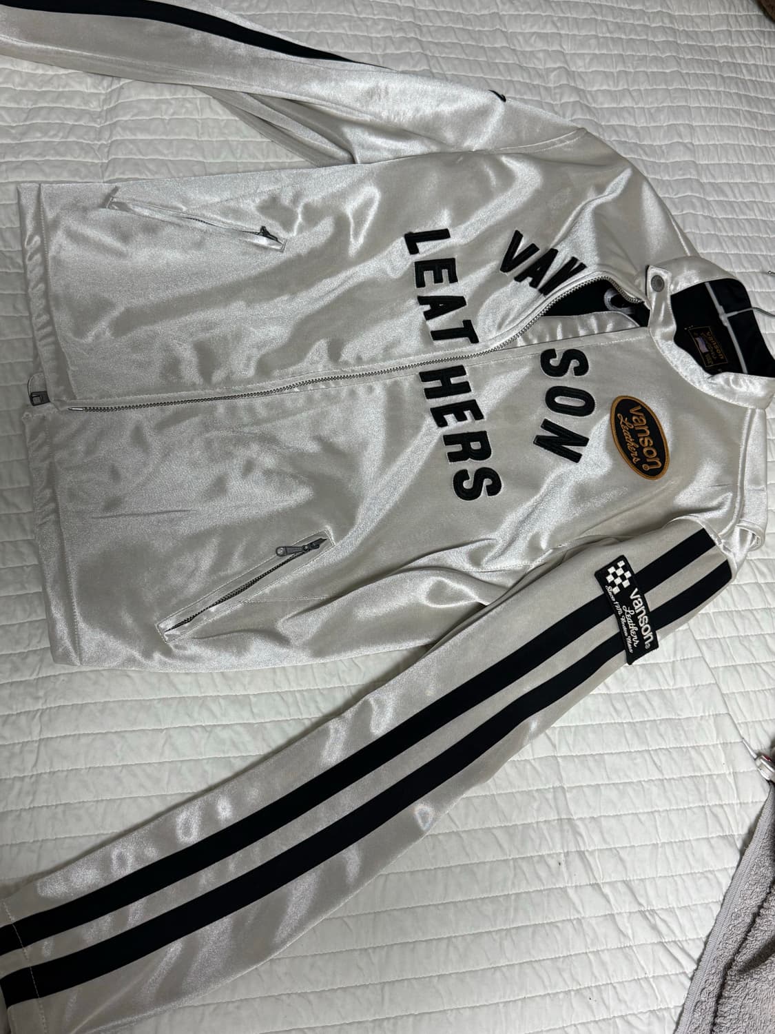 밴슨 레더 스타 자켓 상품이미지3