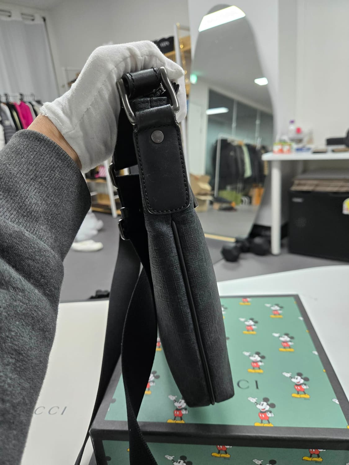 [A급컨디션] 구찌 시그니처 GG 메신저백 상품이미지3